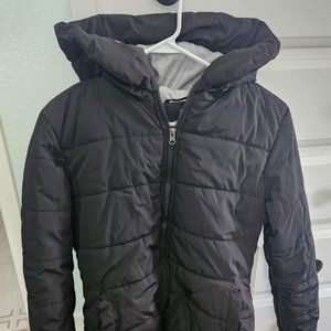 Womens wantdo size M quilted Winter Coats Hooded Warm Puffer Jacket with Hood